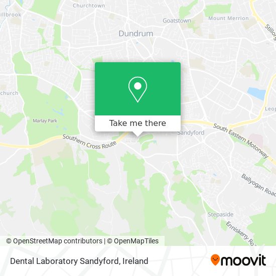 Dental Laboratory Sandyford map