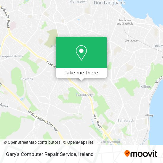 Gary's Computer Repair Service map