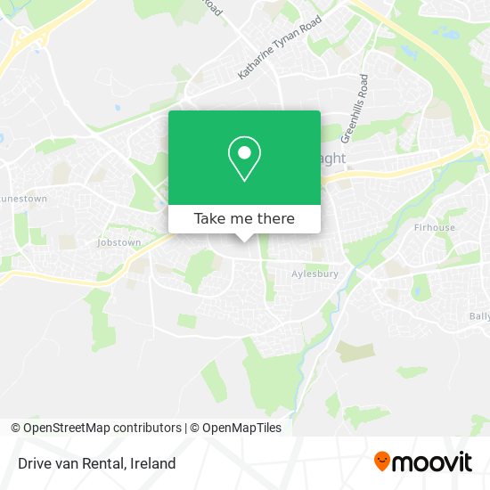 Drive van Rental map