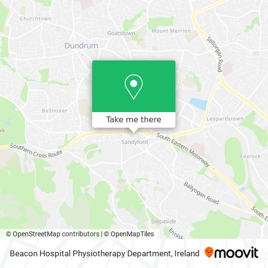 Beacon Hospital Physiotherapy Department plan