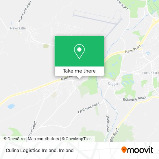 Culina Logistics Ireland map