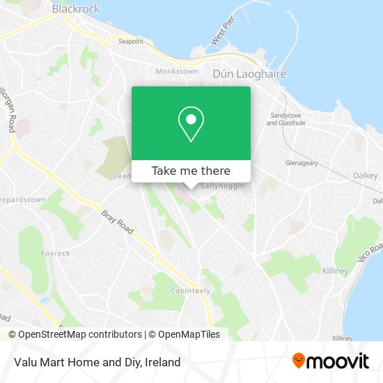 Valu Mart Home and Diy map