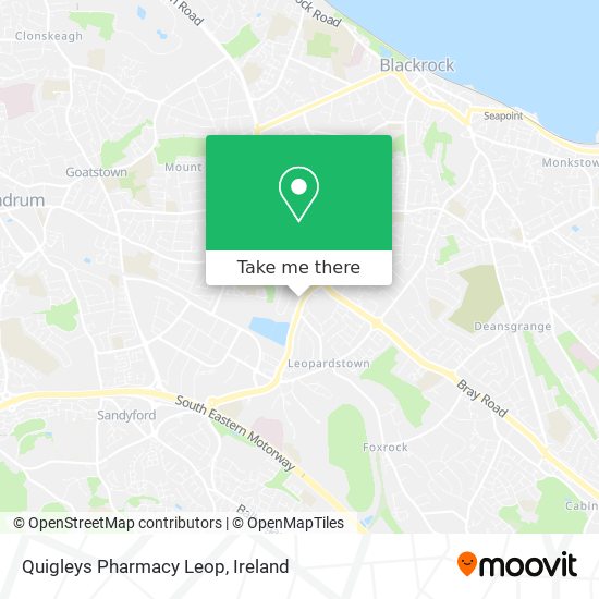 Quigleys Pharmacy Leop map