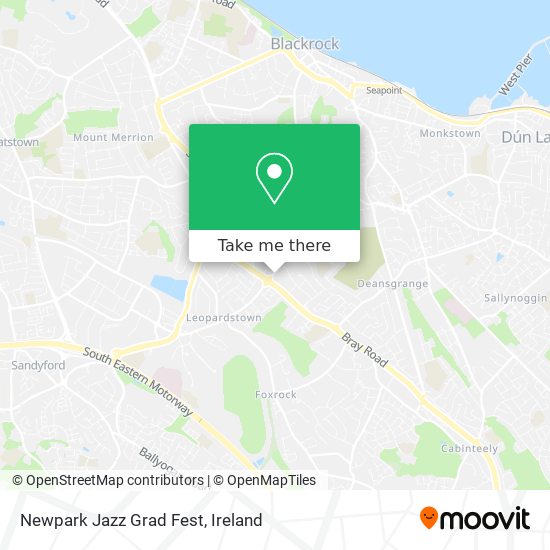 Newpark Jazz Grad Fest map