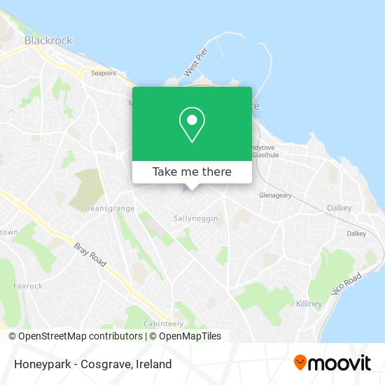 Honeypark - Cosgrave map