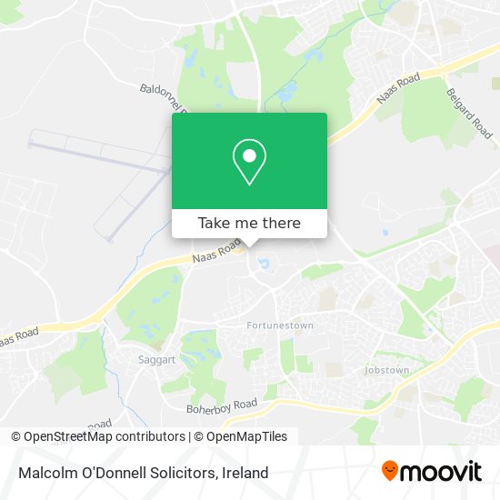 Malcolm O'Donnell Solicitors map
