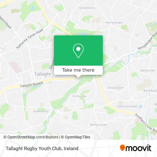Tallaght Rugby Youth Club map