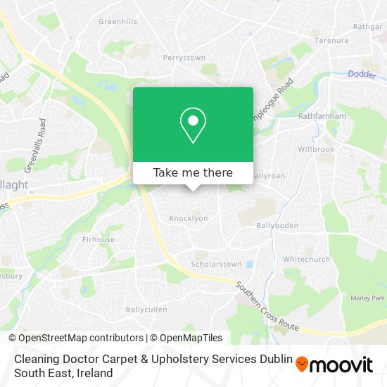 Cleaning Doctor Carpet & Upholstery Services Dublin South East map