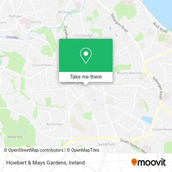 Howbert & Mays Gardens map