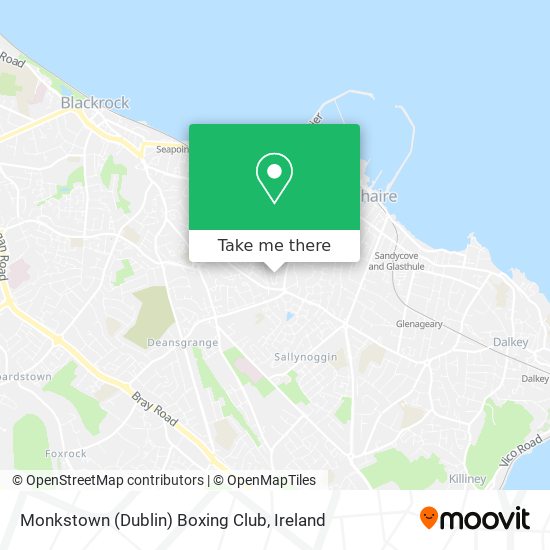Monkstown (Dublin) Boxing Club map