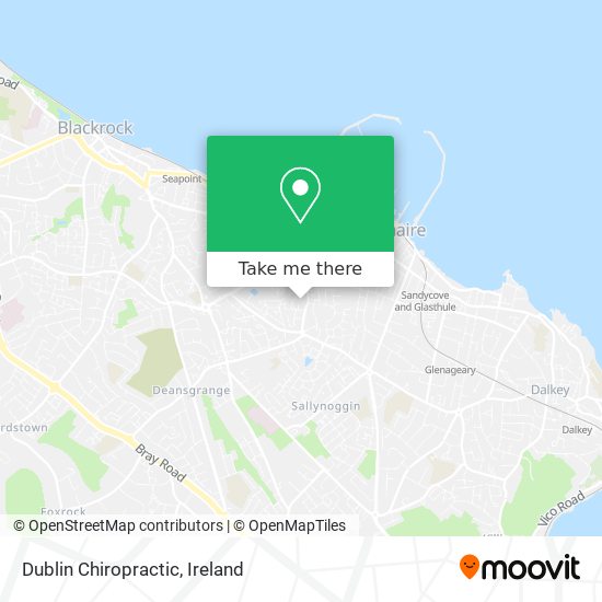 Dublin Chiropractic map