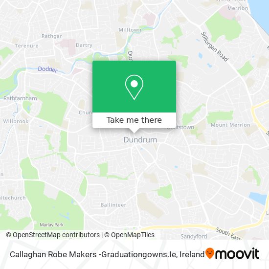 Callaghan Robe Makers -Graduationgowns.Ie map