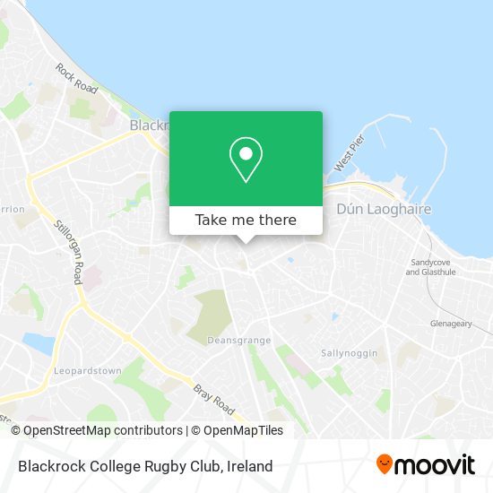 Blackrock College Rugby Club map
