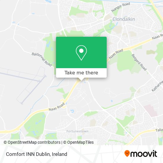 Comfort INN Dublin map