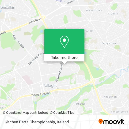 Kitchen Darts Championship map