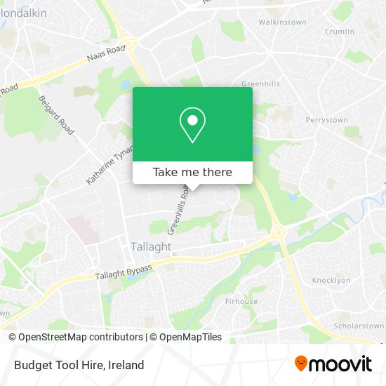 Budget Tool Hire map