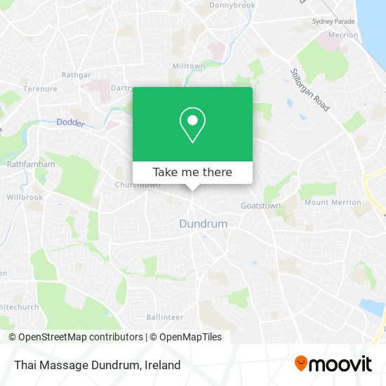 Thai Massage Dundrum map