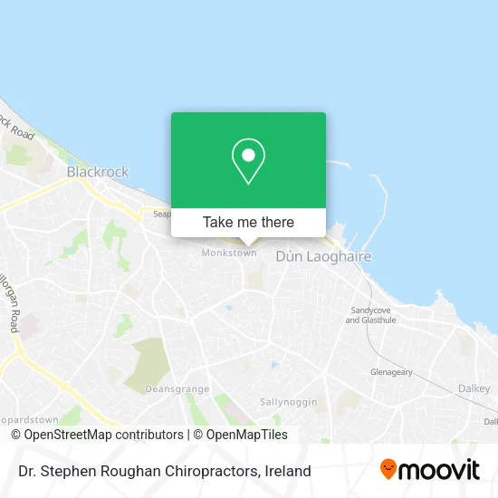 Dr. Stephen Roughan Chiropractors map