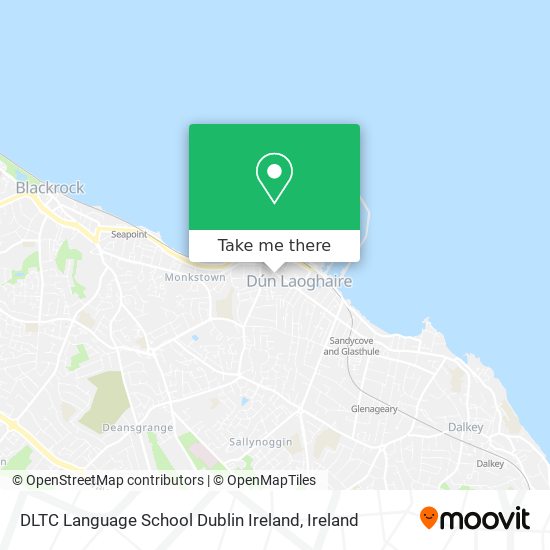 DLTC Language School Dublin Ireland map