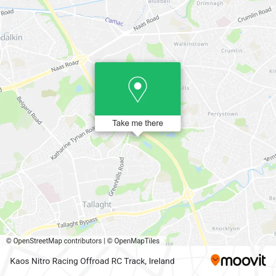 Kaos Nitro Racing Offroad RC Track map