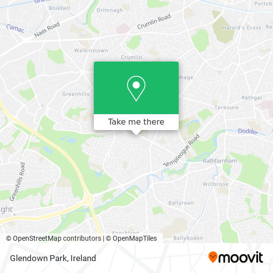 Glendown Park map