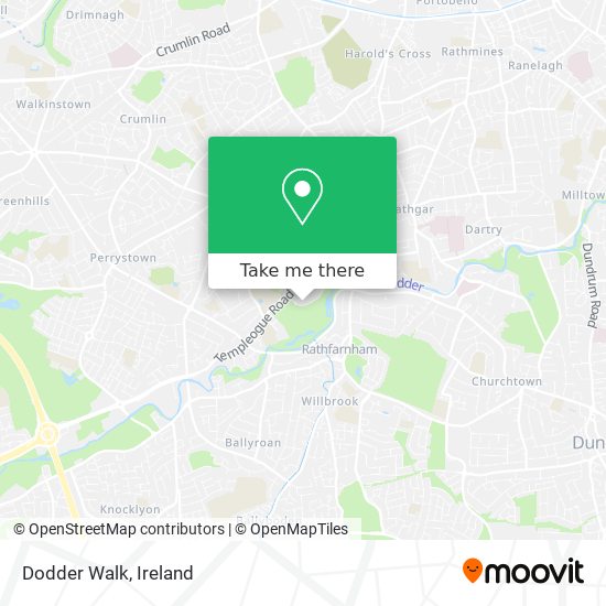 Dodder Walk map