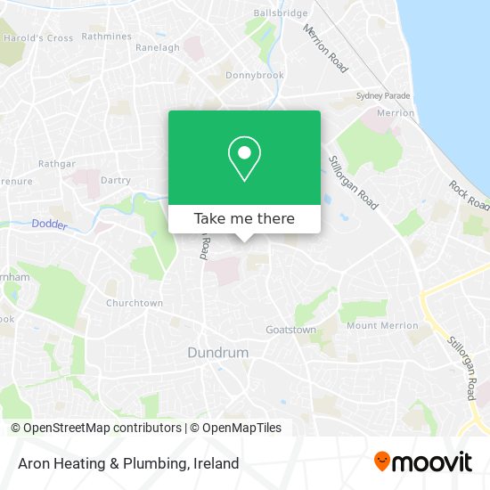 Aron Heating & Plumbing map