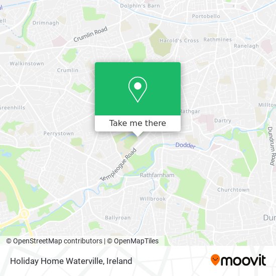 Holiday Home Waterville map