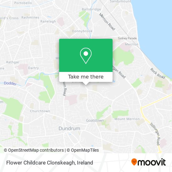 Flower Childcare Clonskeagh map