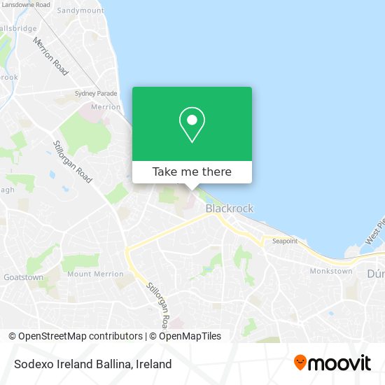 Sodexo Ireland Ballina map