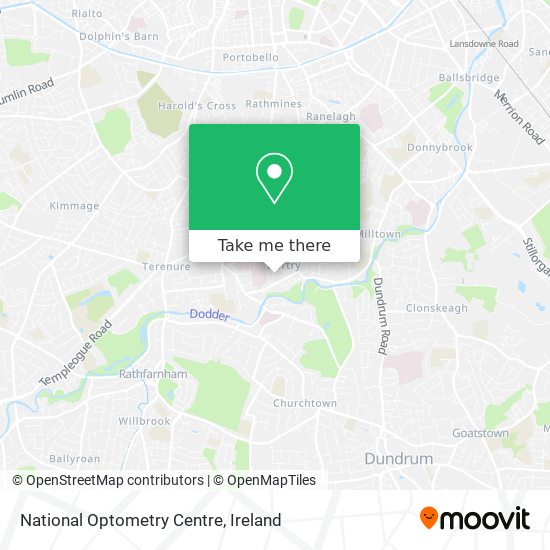 National Optometry Centre map