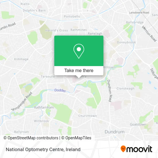 National Optometry Centre map