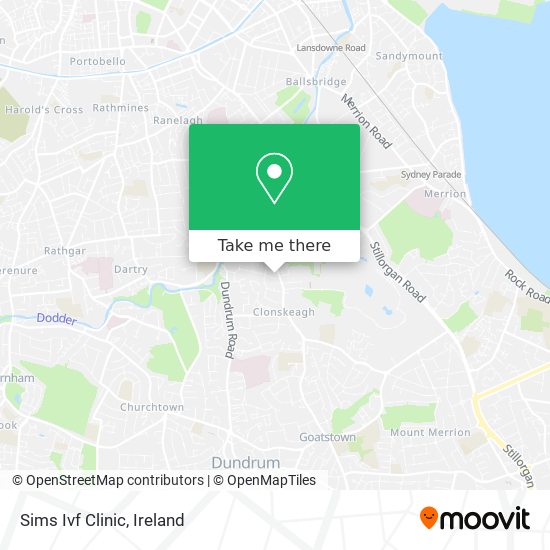 Sims Ivf Clinic map