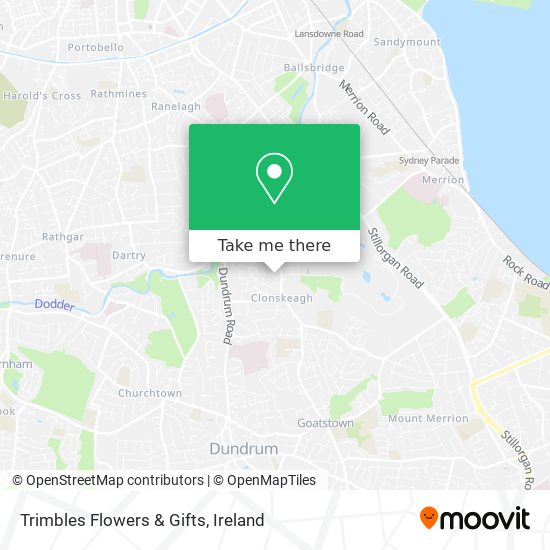 Trimbles Flowers & Gifts map