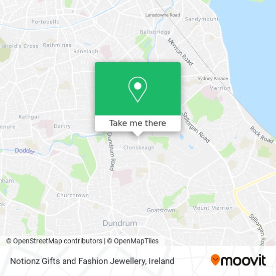 Notionz Gifts and Fashion Jewellery map