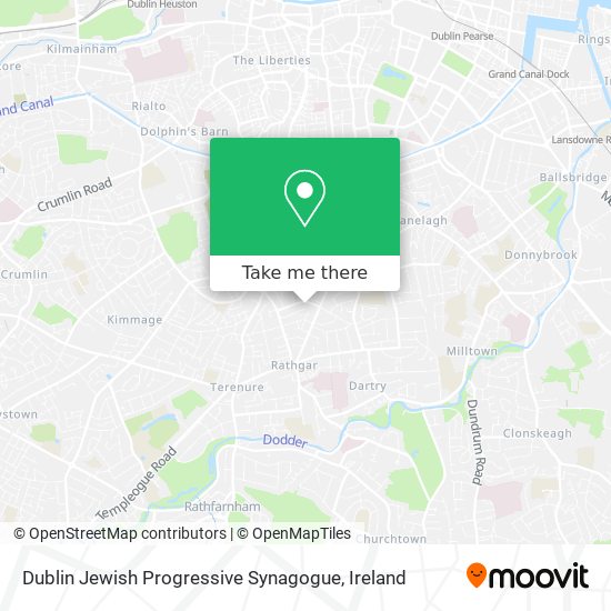 Dublin Jewish Progressive Synagogue map