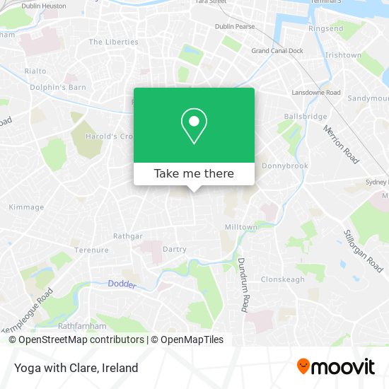 Yoga with Clare map