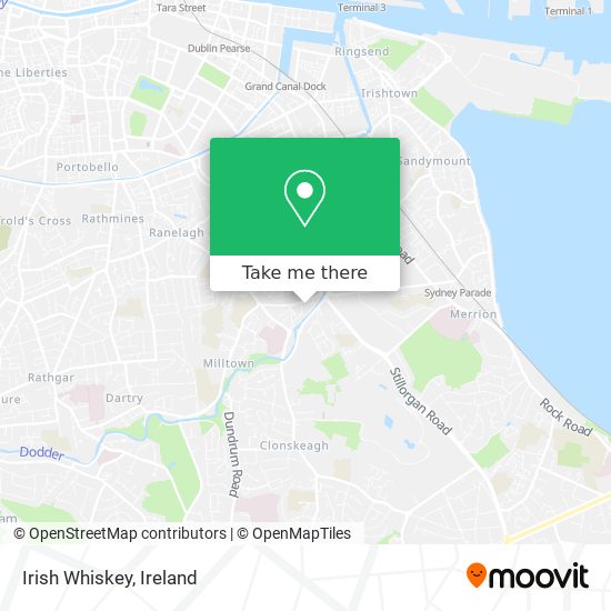 Irish Whiskey map