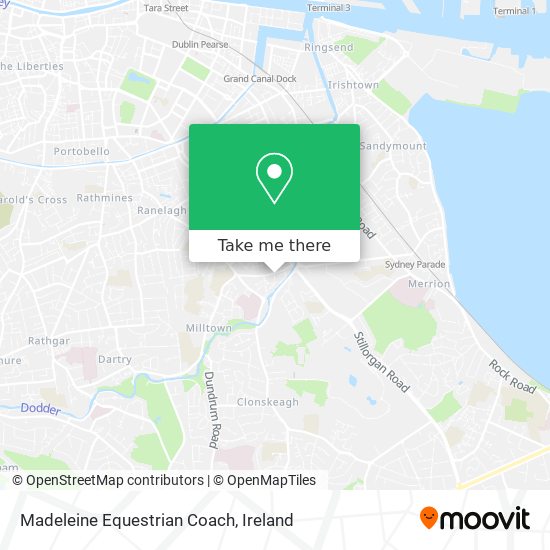 Madeleine Equestrian Coach map
