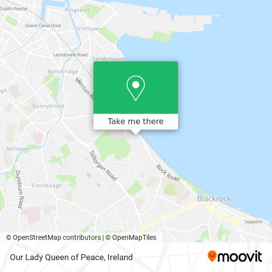 Our Lady Queen of Peace map