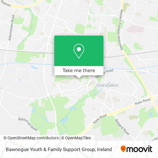 Bawnogue Youth & Family Support Group map