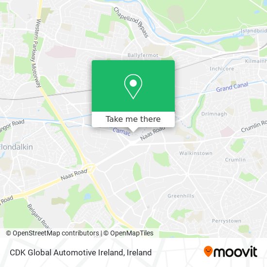 CDK Global Automotive Ireland map