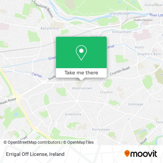 Errigal Off License map