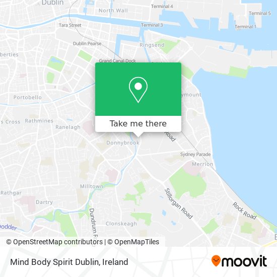Mind Body Spirit Dublin map