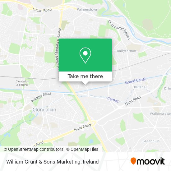 William Grant & Sons Marketing map