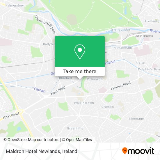 Maldron Hotel Newlands map