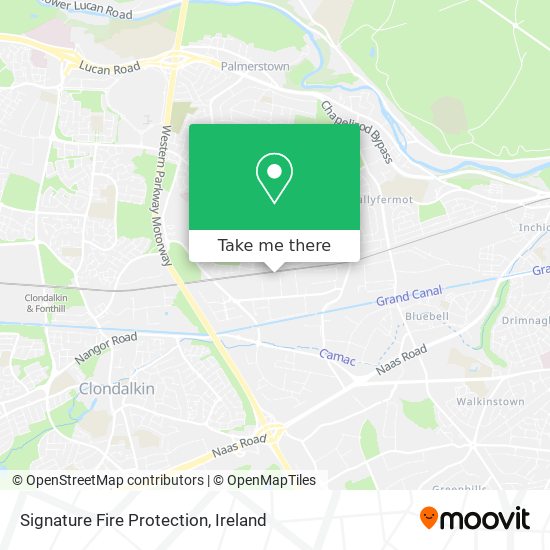Signature Fire Protection map