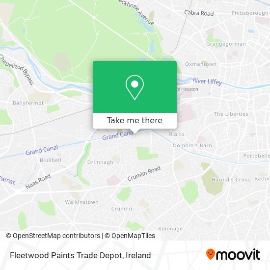 Fleetwood Paints Trade Depot map