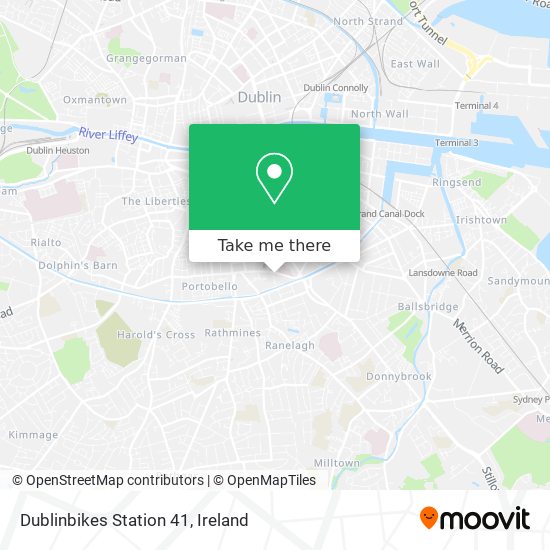 Dublinbikes Station 41 plan