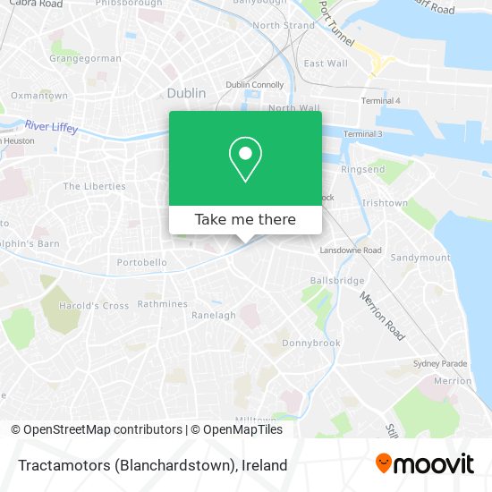 Tractamotors (Blanchardstown) map